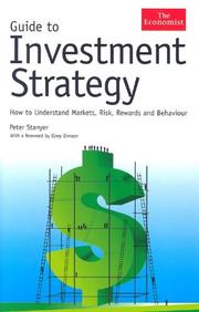 Cover of: Guide to Investment Strategy by Peter Stanyer, Peter Stanyer