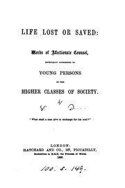 Cover of: Life lost or saved [signed S.D.]. | 