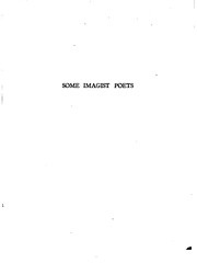 Cover of: Some Imagist Poets - An Anthology | 