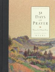 Cover of: 31 days of prayer by Warren Myers