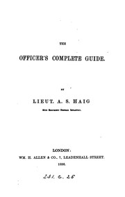 Cover of: The officer's complete guide