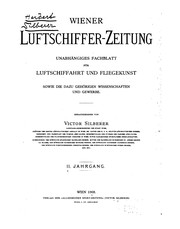 Cover of: Wiener Luftschiffer-zeitung by 