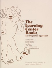 Cover of: The Learning center book by Tom Davidson ... [et al.] ; and illustrated by Katherine Freeman.