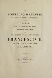 Cover of: Il simulacro d' Augusto nel tempio della immortalità: cantata