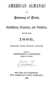 American Almanac and Treasury of Facts, Statistical, Financial, and Political by No name