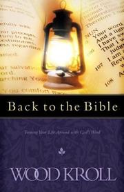 Cover of: Back to the Bible