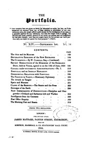 Cover of: The Portfolio; or A collection of state papers, etc. etc. illustrative of the history of our ... | 