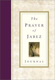 Cover of: The Prayer of Jabez Journal by Bruce Wilkinson