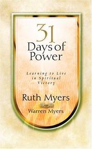 Cover of: Thirty-One Days of Power | Ruth Myers