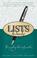 Cover of: Lists to Live By: The Third Collection