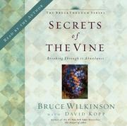 Cover of: Secrets of the Vine CD: Breaking Through to Abundance (Breakthrough Series)