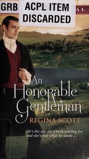 Cover of: An Honorable Gentleman by 