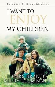 Cover of: I want to enjoy my children