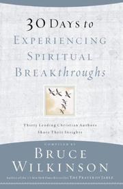 Cover of: 30 Days to Experiencing Spiritual Breakthroughs