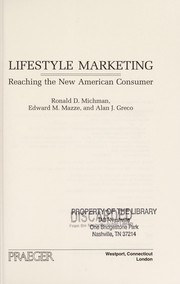 Cover of: Lifestyle marketing by Ronald D. Michman