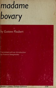 Cover of: Madame Bovary | Gustave Flaubert