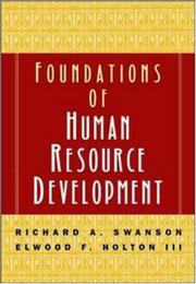 Cover of: Foundations of Human Resource Development