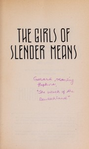 Cover of: a girl of slender means