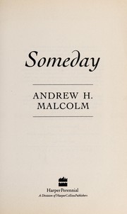 Cover of: Someday | Andrew H. Malcolm