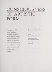 Cover of: Consciousness of Artistic Form | Henry Schaefer-Simmern