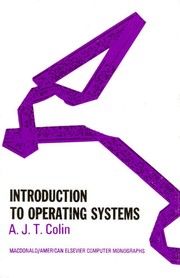 Cover of: Introduction to operating systems by Andrew John Theodore Colin