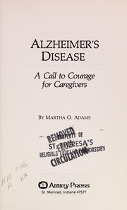 Cover of: Alzheimer's disease by Martha O. Adams