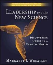 Cover of: Leadership and the New Science by Margaret J. Wheatley