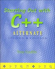 Starting Out With the C++ by Tony Gaddis