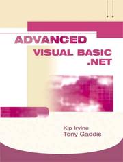 Cover of: Advanced Visual Basic.Net (3rd Edition)