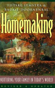 Cover of: Homemaking by Tjitske Lemstra-Van der Kooi