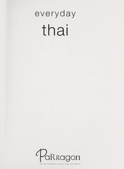 Cover of: Everyday Thai | 