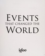 Cover of: Events that changed the world