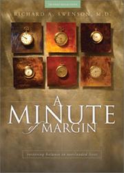 Cover of: A Minute of Margin: Restoring Balance to Busy Lives