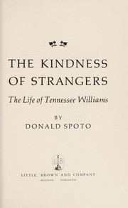 Cover of: The kindness of strangers | Donald Spoto