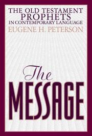 Cover of: The message: the Prophets