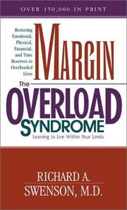 Cover of: Margin/The Overload Syndrome by Richard A. Swenson