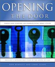 Cover of: Opening the Door by Ron Bennett, Larry Glabe
