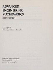 Cover of: Advanced engineering mathematics by Peter V. O'Neil