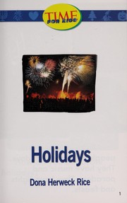 Cover of: Holidays by Dona Rice