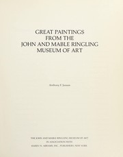 Cover of: Great paintings from the John and Mable Ringling Museum of Art by John and Mable Ringling Museum of Art