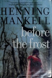 Cover of: Before the Frost: A Linda Wallander Mystery