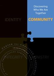 Cover of: Community by Center for Christian Leadership at Dallas Theological Seminary