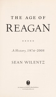 Cover of: The age of Reagan | Sean Wilentz