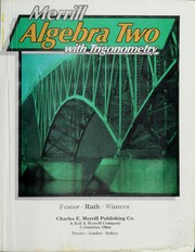 Cover of: Algebra Two With Trigonometry by Alan G. Foster, James N. Rath