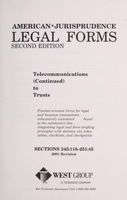 Cover of: American jurisprudence legal forms.