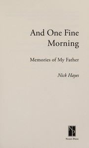 Cover of: And one fine morning: memories of my father