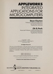 Cover of: Appleworks by Dean Clayton