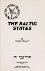 Cover of: The Baltic States | Gail Stewart