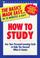 Cover of: How to study