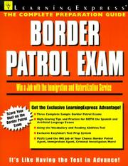 Cover of: Border Patrol Exam (Complete Preparation Guide)